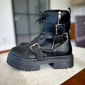 Nasty Gal biker boots
